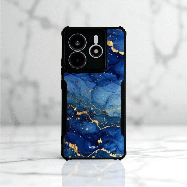 ivogue Blue Opulence Mobile Cover For Redmi Note 14