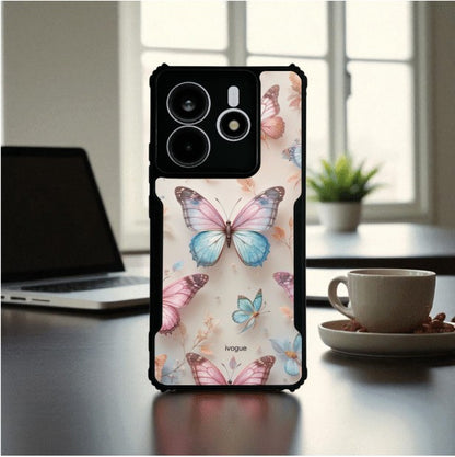 ivogue Butterfly Bloom Mobile Cover For Redmi Note 14