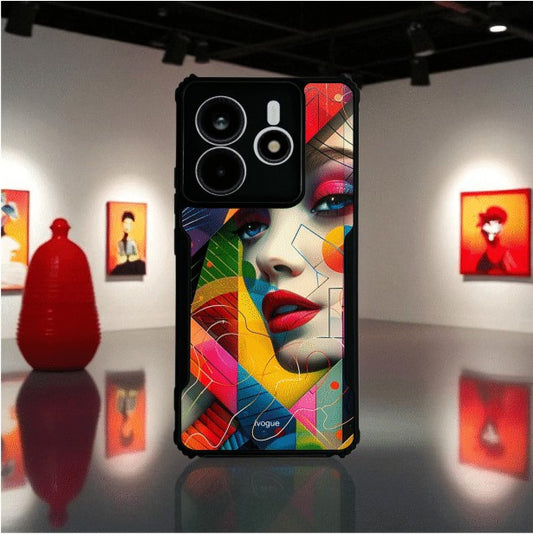 ivogue Modern Art Mobile Cover For Redmi Note 14