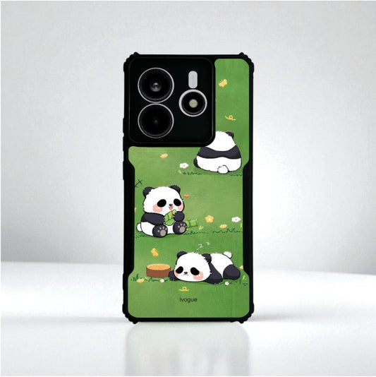 ivogue Panda Playground Mobile Cover For Redmi Note 14