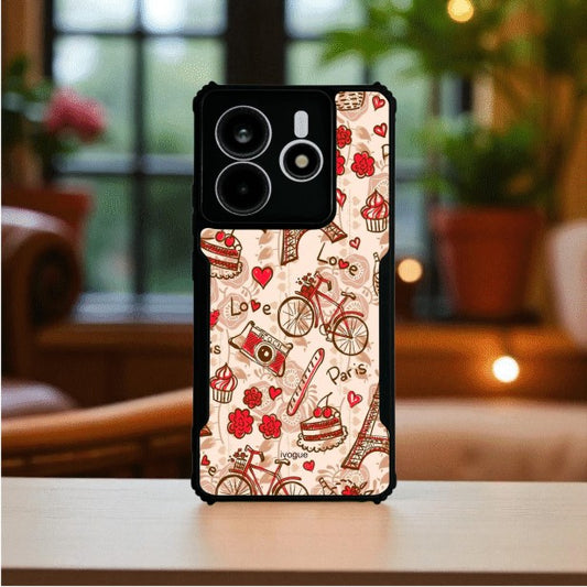 ivogue French Fancy Mobile Cover For Redmi Note 14