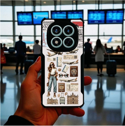 ivogue Travel Girl Vibes Mobile Cover For Redmi Note 14 Pro