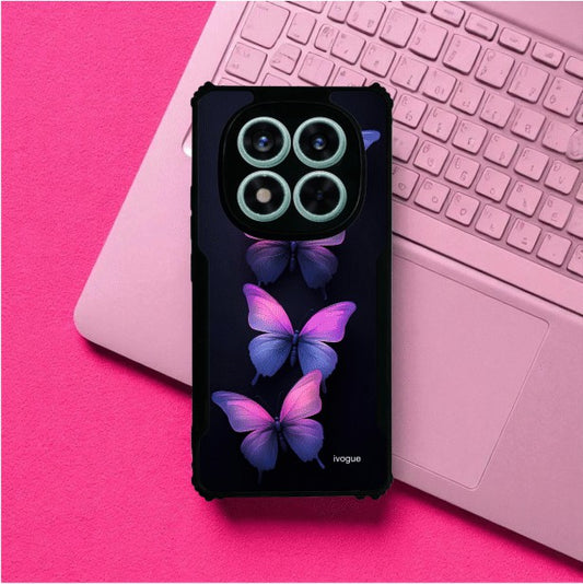 ivogue Galaxy Butterflies Mobile Cover For Redmi Note 14 Pro