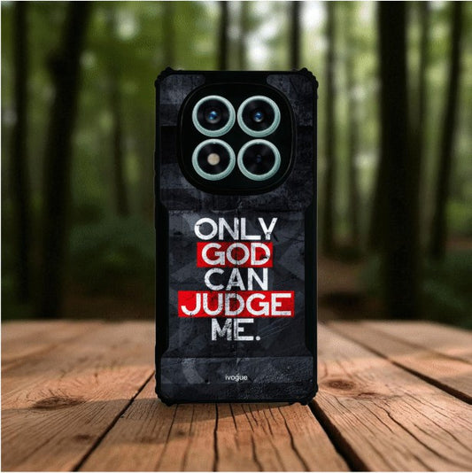 ivogue Only God Can Judge Me Mobile Cover For Redmi Note 14 Pro
