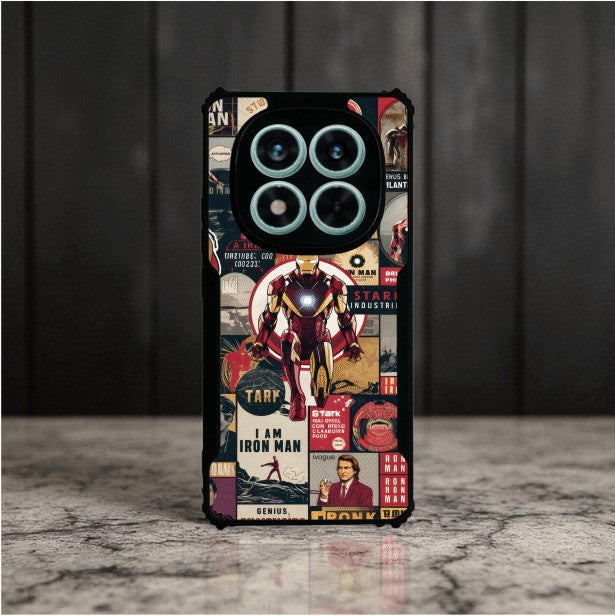 ivogue Iron Man Mobile Cover For Redmi Note 14 Pro
