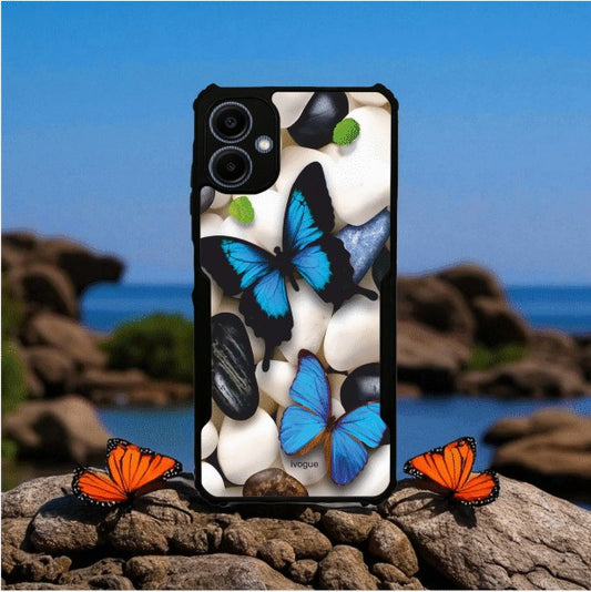 ivogue Blue Wings Beauty Mobile Cover For Samsung A06