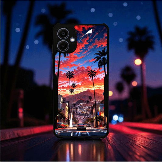 ivogue Palm City Nights Mobile Cover For Samsung A06