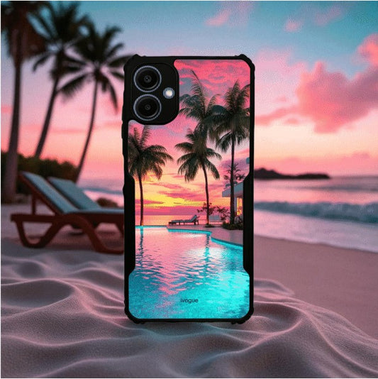ivogue Sunset Serenity Mobile Cover For Samsung A06