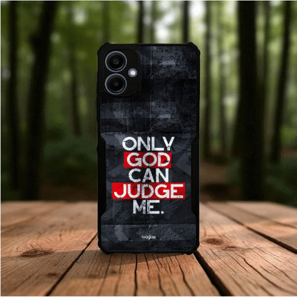 ivogue Only God Can Judge Me Mobile Cover For Samsung A06