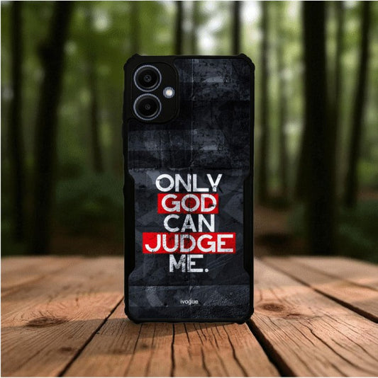 ivogue Only God Can Judge Me Mobile Cover For Samsung A06