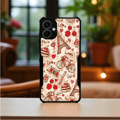 ivogue French Fancy Mobile Cover For Samsung A06