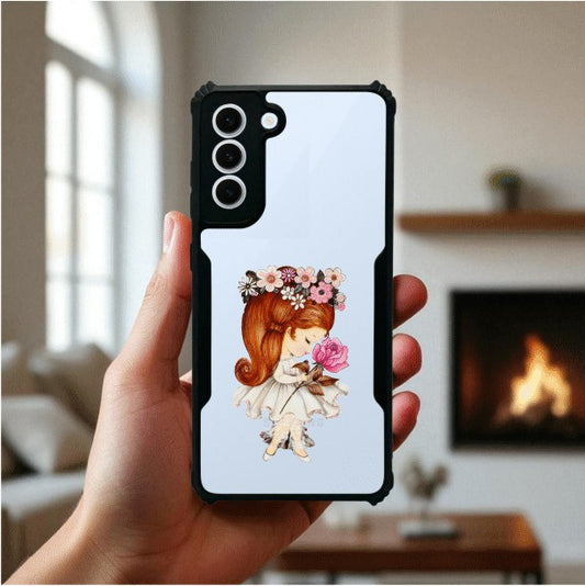 ivogue Flower Girl Mobile Cover For Samsung S21 FE
