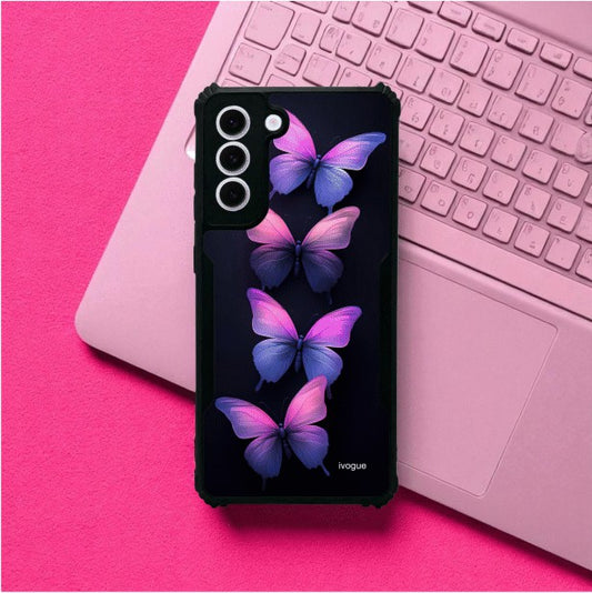 ivogue Galaxy Butterflies Mobile Cover For Samsung S21 FE