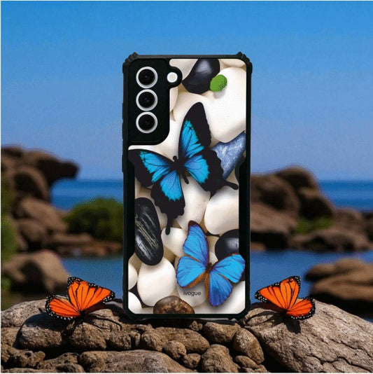 ivogue Blue Wings Beauty Mobile Cover For Samsung S21 FE
