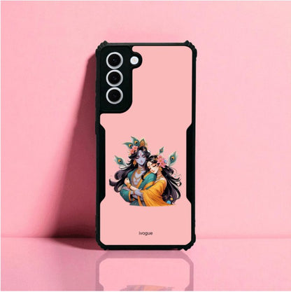 ivogue Radha Krishna Bliss Mobile Cover For Samsung S21 FE