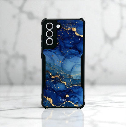 ivogue Blue Opulence Mobile Cover For Samsung S21 FE