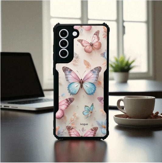 ivogue Butterfly Bloom Mobile Cover For Samsung S21 FE