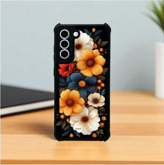 ivogue Retro Petals Mobile Cover For Samsung S21 FE