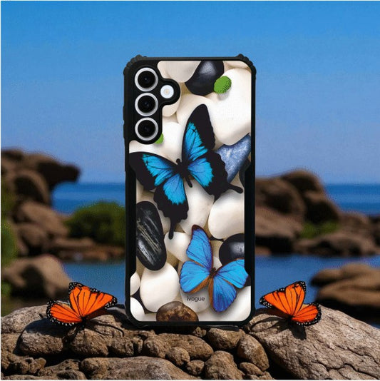 ivogue Blue Wings Beauty Mobile Cover For Samsung A05s