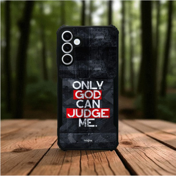 ivogue Only God Can Judge Me Mobile Cover For Samsung A56 (5G)