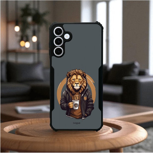 ivogue Stylish Lion Mobile Cover For Samsung F55 (5G)
