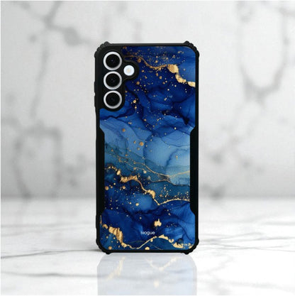 ivogue Blue Opulence Mobile Cover For Samsung F55 (5G)
