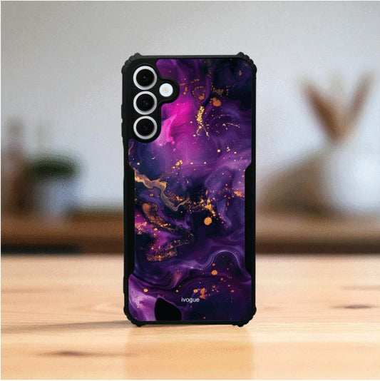 ivogue Purple Alchemy Mobile Cover For Samsung F55 (5G)