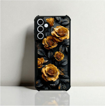ivogue Golden Rose Mobile Cover For Samsung A05s