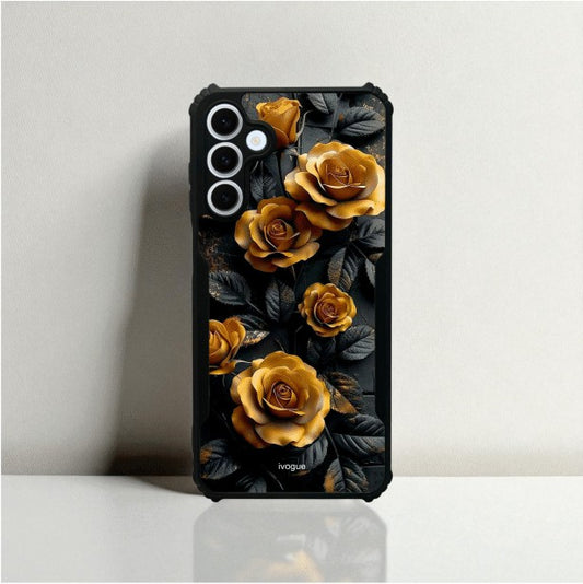 ivogue Golden Rose Mobile Cover For Samsung A05s