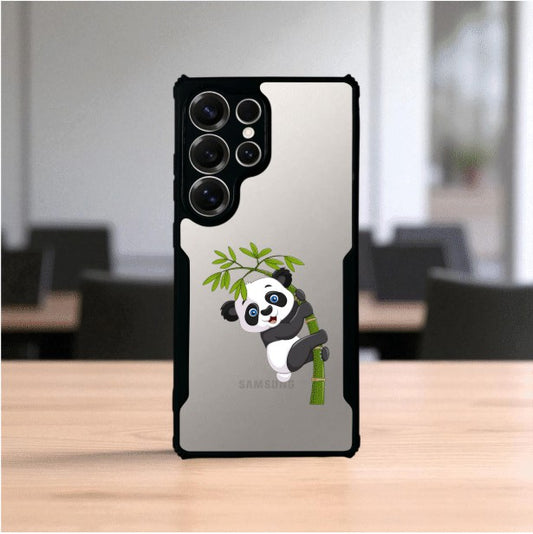 ivogue Panda and Tree Mobile Cover For Samsung S25 Ultra