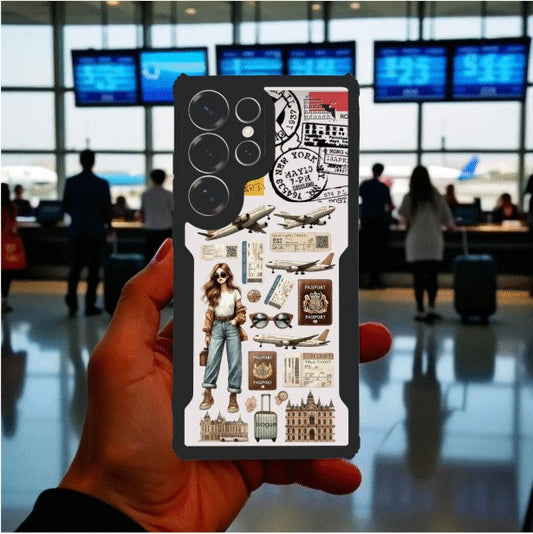 ivogue Travel Girl Vibes Mobile Cover For Samsung S25 Ultra