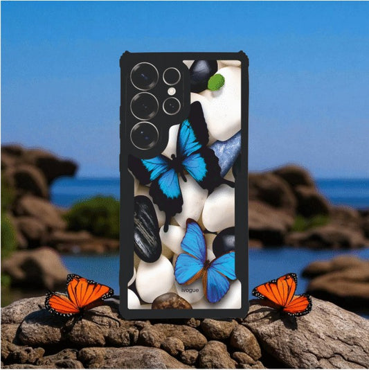 ivogue Blue Wings Beauty Mobile Cover For Samsung S25 Ultra