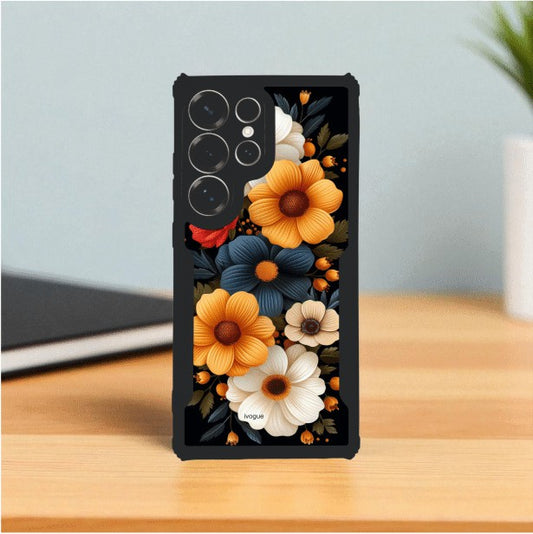 ivogue Retro Petals Mobile Cover For Samsung S25 Ultra