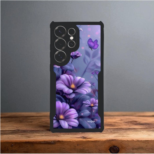 ivogue Purple Serenity Mobile Cover For Samsung S24 Ultra