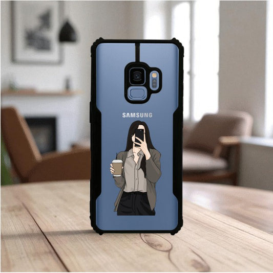 ivogue Coffee Girl Mobile Cover For Samsung S9