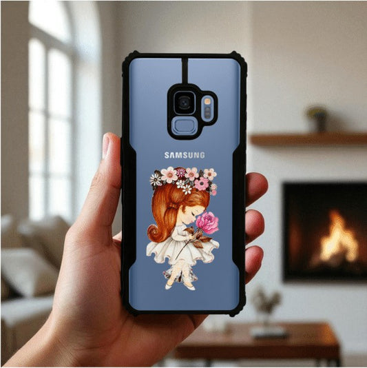 ivogue Flower Girl Mobile Cover For Samsung S9