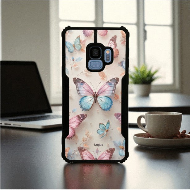 ivogue Butterfly Bloom Mobile Cover For Samsung S9
