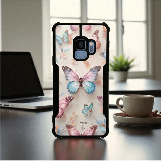 ivogue Butterfly Bloom Mobile Cover For Samsung S9