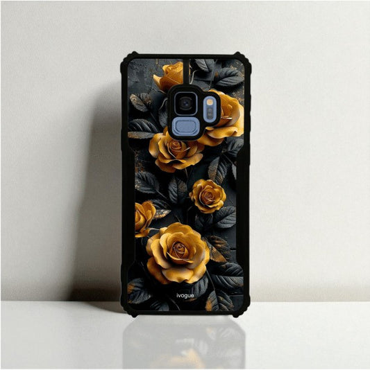 ivogue Golden Rose Mobile Cover For Samsung S9