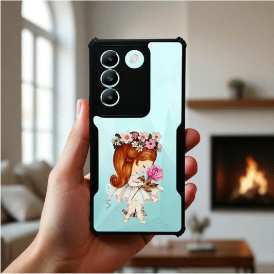 ivogue Flower Girl Mobile Cover For VIVO Y200e