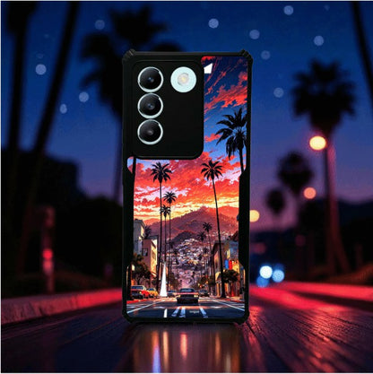 ivogue Palm City Nights Mobile Cover For VIVO Y200e