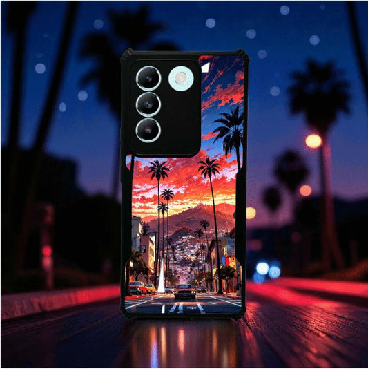 ivogue Palm City Nights Mobile Cover For VIVO Y200e