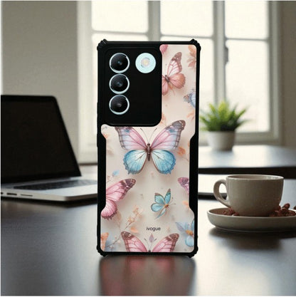 ivogue Butterfly Bloom Mobile Cover For VIVO Y200e