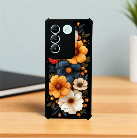 ivogue Retro Petals Mobile Cover For VIVO T3