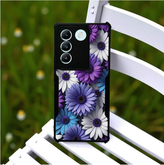 ivogue Violet Bloom Mobile Cover For VIVO Y200e