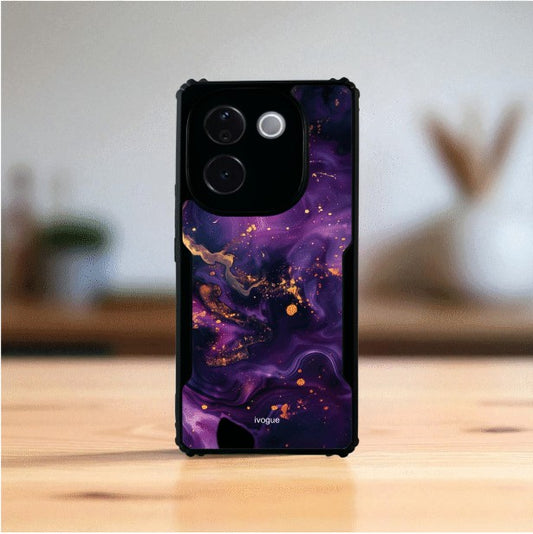 ivogue Purple Alchemy Mobile Cover For VIVO T3 Pro