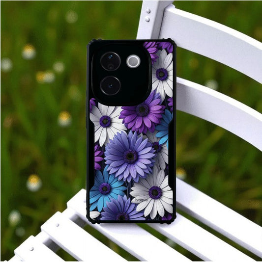 ivogue Violet Bloom Mobile Cover For VIVO T3 Pro