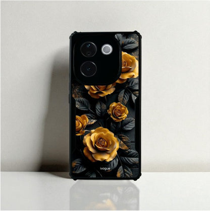 ivogue Golden Rose Mobile Cover For VIVO T3 Pro