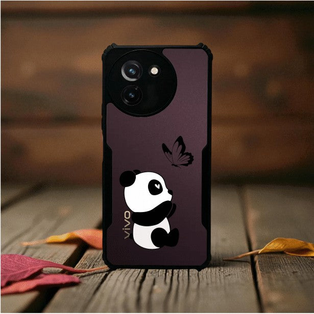 ivogue Panda and Butterfly Mobile Cover For VIVO T3X