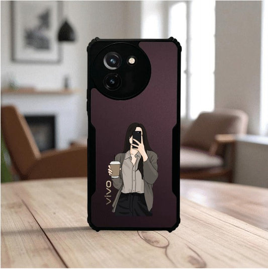 ivogue Coffee Girl Mobile Cover For VIVO T3X